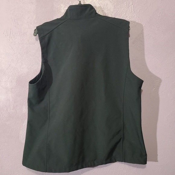 Port Authority Womens Black Semi Fitted Soft Shell Logo Vest Size XXL Fits XL - Picture 6 of 7